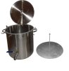 100 Liter Destillier-Kessel / Brennblase mit 1" Auslaufhahn und Maischesieb (Bild für) 100 Liter Destillier-Kessel / Brennblase mit 1" Auslaufhahn und Maischesieb