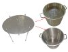 Maischesieb / Aromasieb / Kolonnenboden aus Edelstahl, höhenverstellbar, für Destilliertopf Ø 40 cm (Bild für) Maischesieb / Aromasieb / Kolonnenboden aus Edelstahl, höhenverstellbar, für Destilliertopf Ø 40 cm