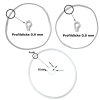 Dichtungssatz für 27 Liter Destille mit 2 Kolonnen, Ø 26 cm, 2x1mm und 1x1,5mm (Bild für) Dichtungssatz für 27 Liter Destille mit 2 Kolonnen, Ø 26 cm, 2x1mm und 1x1,5mm