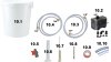 Zubehör Kühl-Set - deLúxe - mit Pumpe für unsere Edelstahl-Destillen über 20 Liter Kessel (Bild für) Zubehör Kühl-Set - deLúxe - mit Pumpe für unsere Edelstahl-Destillen über 20 Liter Kessel